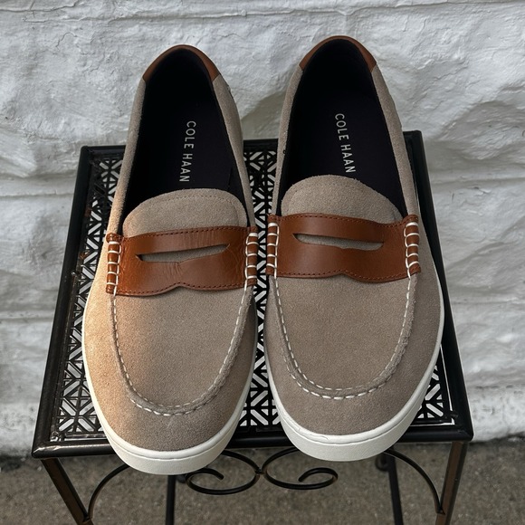 Cole Haan Nantucket Deck Slip On Loafers Nubuck Suede Mens Size 13M Casual NWOB - Picture 2 of 9
